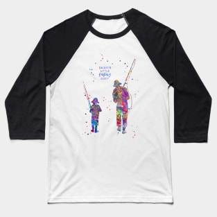 Daddy's little fishing buddy Baseball T-Shirt